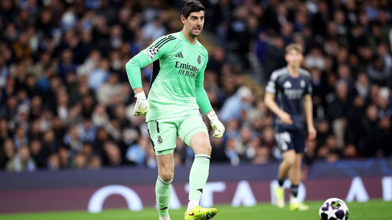Courtois sofre lesão grave, vira desfalque no Real Madrid e perderá jogos decisivos em LALIGA e Champions