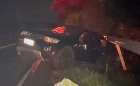 Dois ficam feridos em acidente na PR-483 entre Francisco Beltrão e Ampére