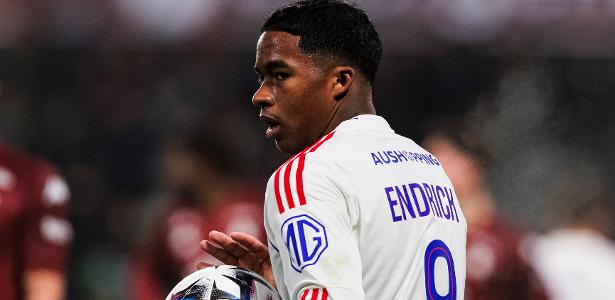 Endrick encara ‘vítima espanhola’ em estreia pelo Lyon na Liga Europa