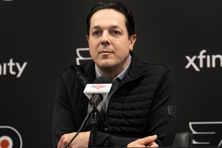 Flyers GM Danny Brière talks David Jiříček, Matvei Michkov, and more