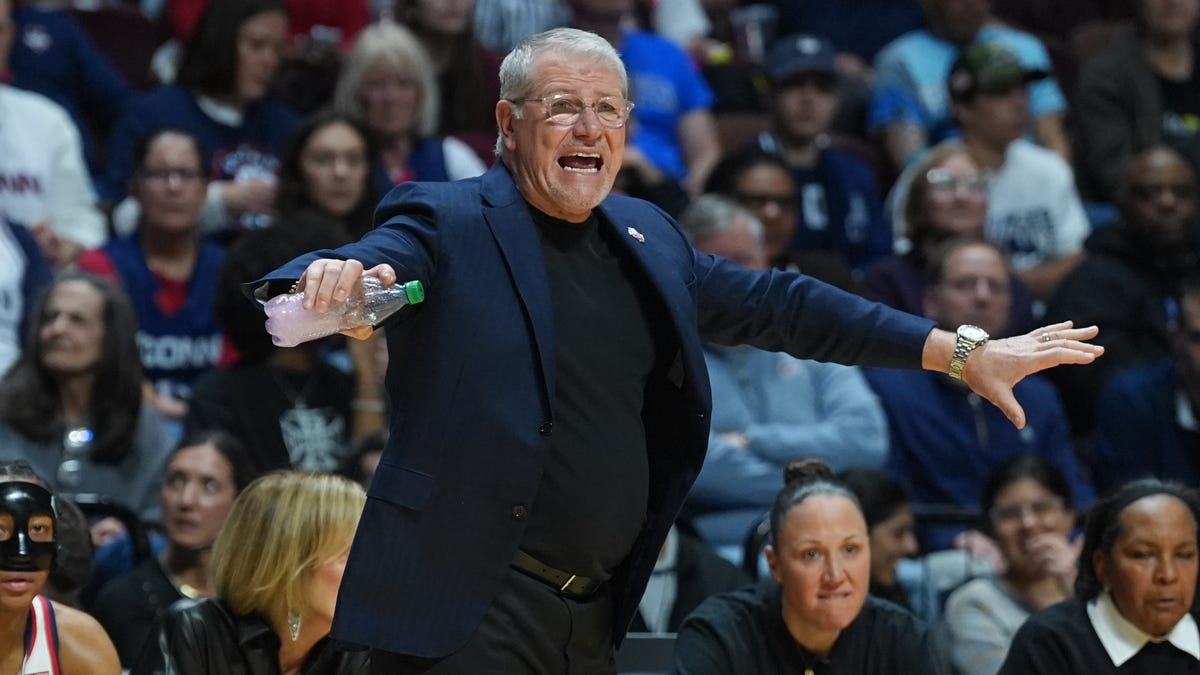 How long has UConn coach been with Huskies?