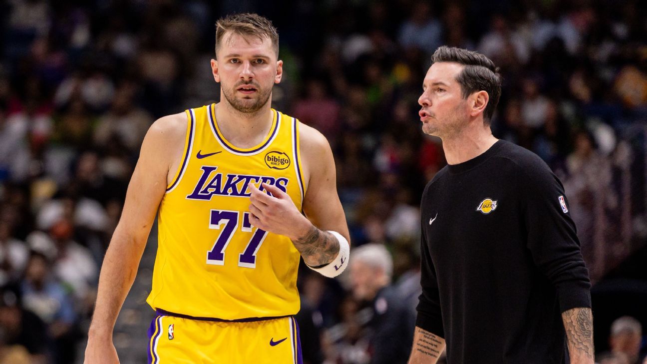 Lakers’ Redick calls sideline tiff with Doncic ‘very normal’