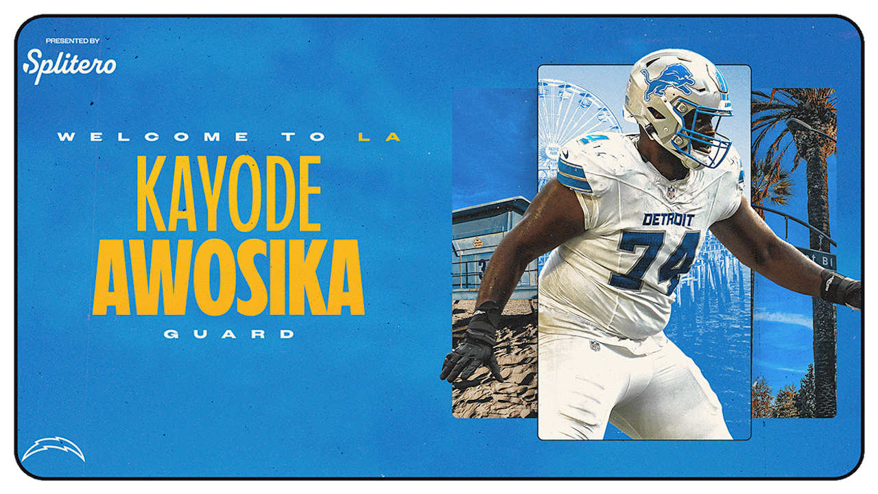 Los Angeles Chargers Sign Kayode Awosika