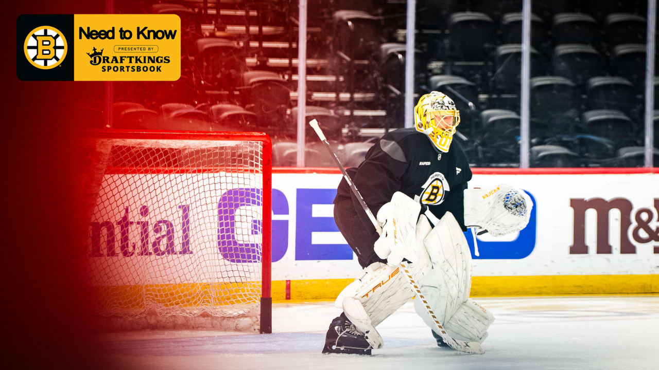 Need to Know: Bruins at Devils