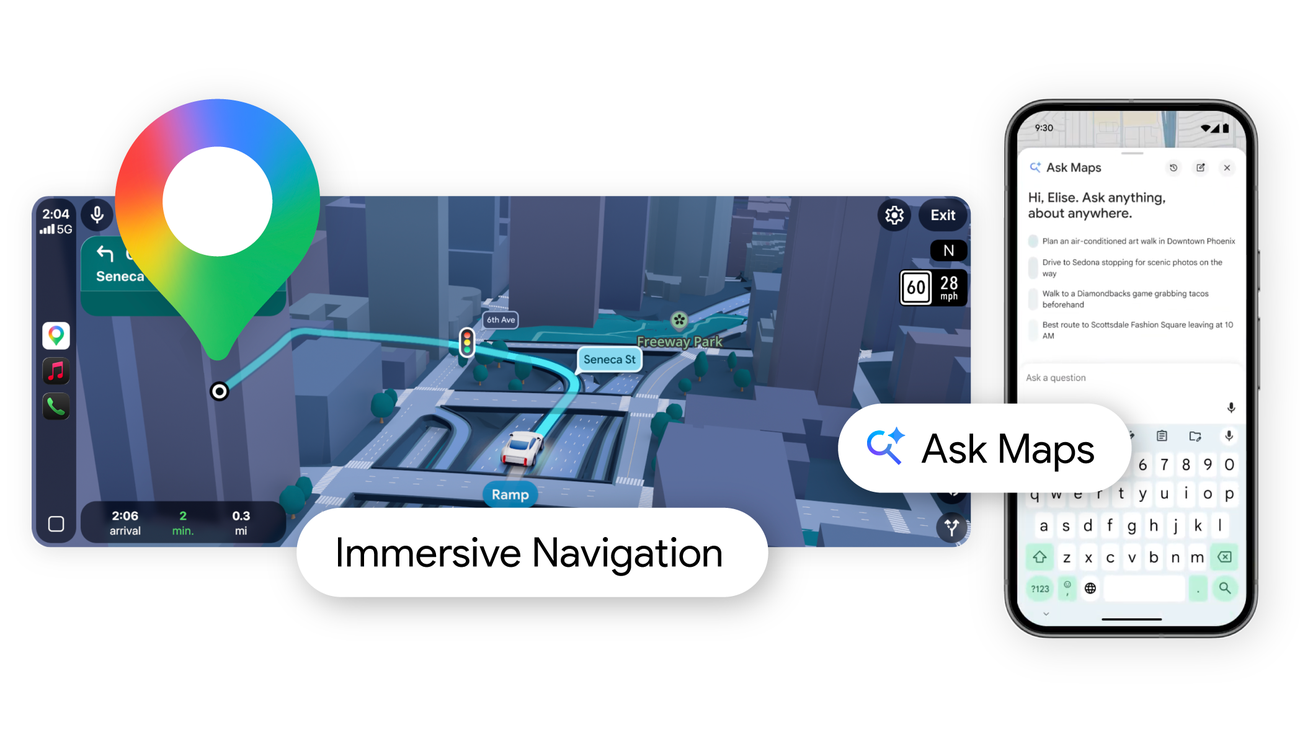 New AI features in Google Maps