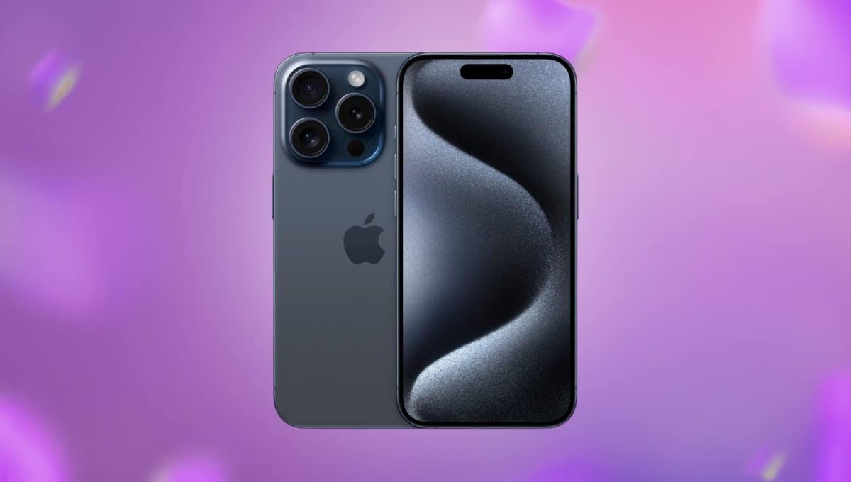 Renewed iPhone 15 Pro Max in beautiful blue titanium is at its lowest price