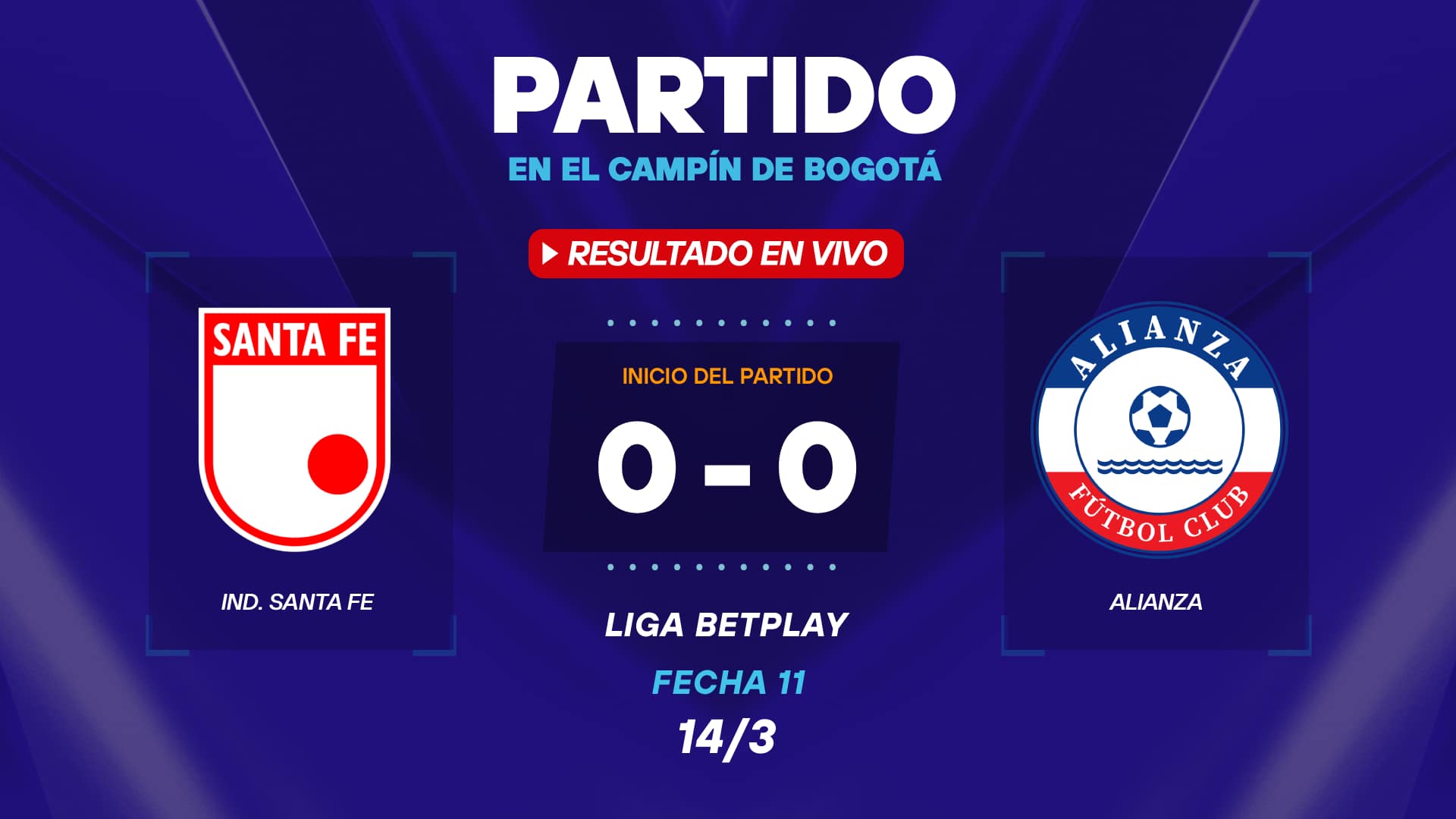 Resultado EN VIVO y goles