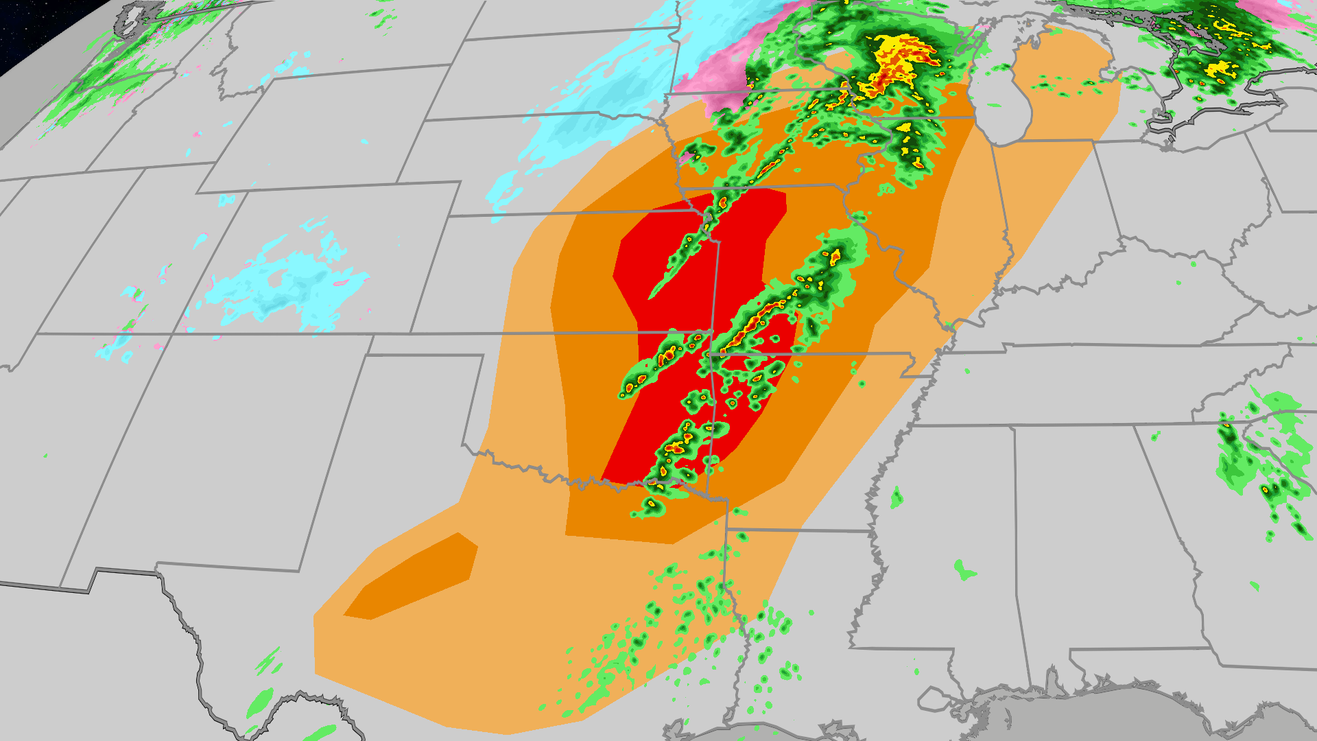 Severe Weather Outbreak Forecast In Plains From Texas To Iowa