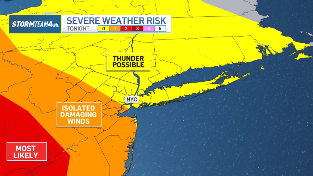 Severe weather threatens NJ today; are we getting snow tomorrow? – NBC New York