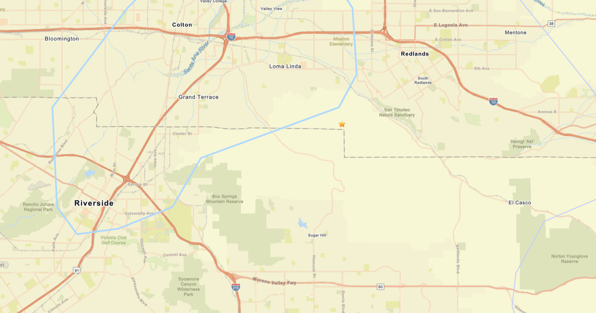 3.4-magnitude earthquake strikes Inland Empire; followed by smaller 2.7-magnitude aftershock