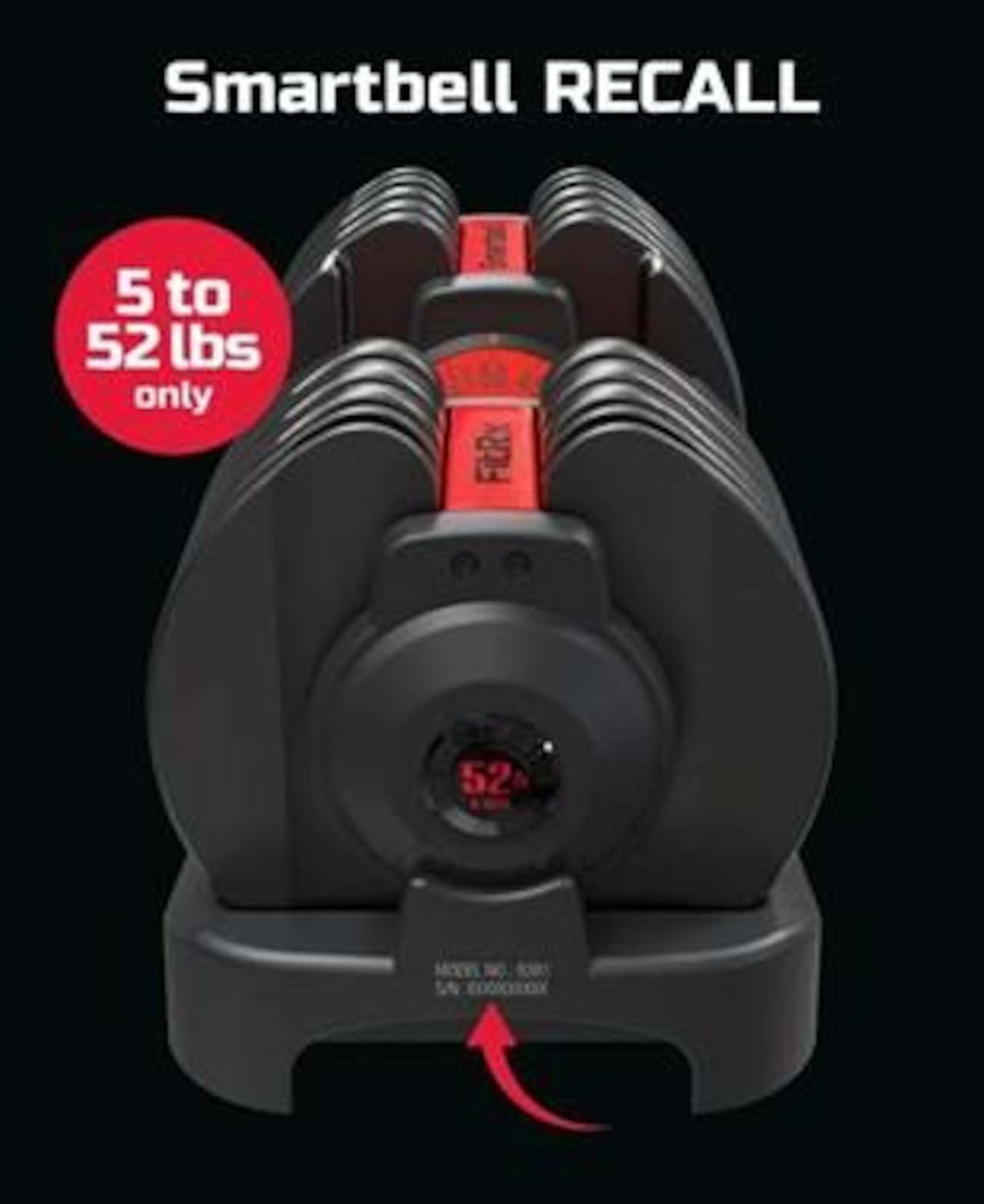 50,000 FitRx dumbbells sold at Walmart recalled after injuries