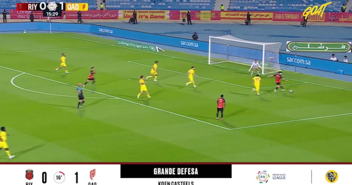 Al Riyadh - Al Qadisiya 0 - 1 | DEFESA DO GOLEIRO
