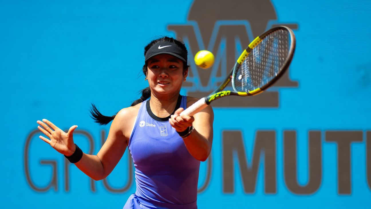 Alex Eala suffers second round defeat to Elise Mertens at Mutua Madrid Open