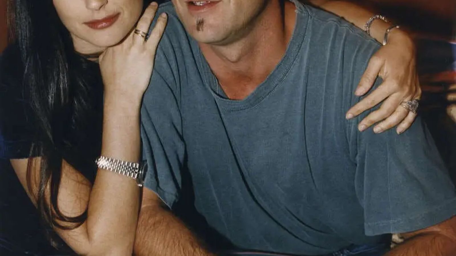 Demi Moore e Bruce Willis são os famosos mencionados no texto - Foto: Getty Images