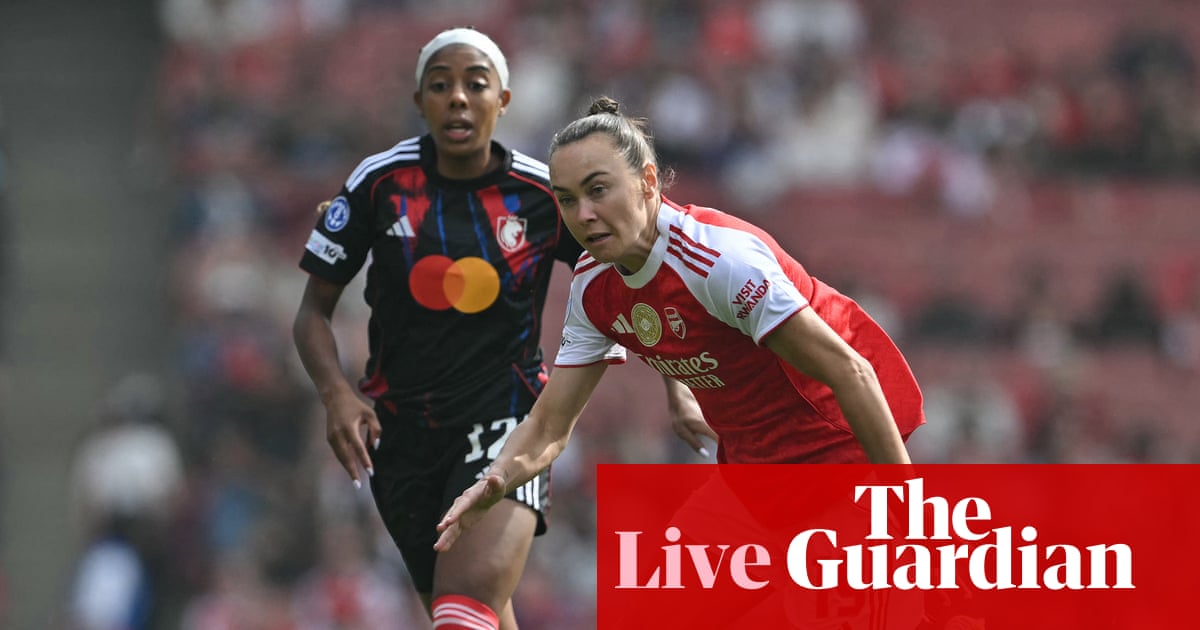 Arsenal v OL Lyonnes: Women’s Champions League semi-final, first leg – live | Women's Champions League