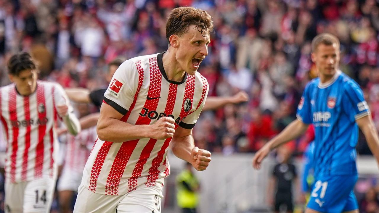 Baden-Württemberg: SC Freiburg lässt Heidenheimer Hoffnung im Abstiegskampf schwinden