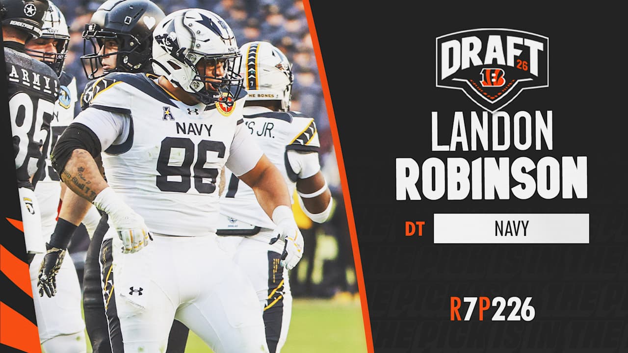 Bengals Select DT Landon Robinson With 226th Overall Pick