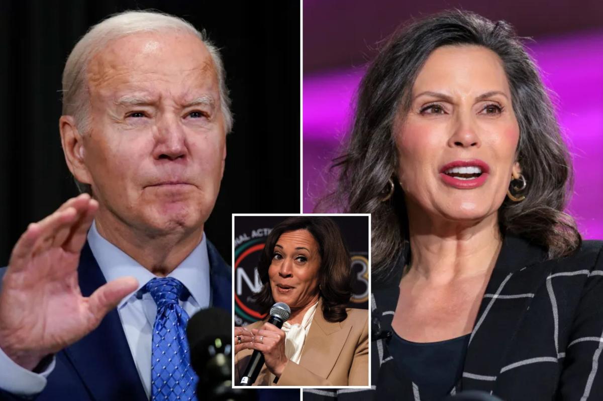 Biden ‘wanted’ Gretchen Whitmer as VP but ‘had to choose’ Kamal Harris: report