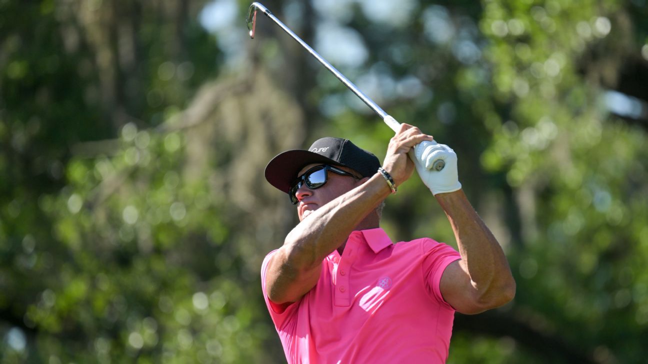 Brian Gay, Scott Hend share lead in Senior PGA Championship