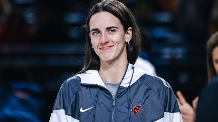 Caitlin Clark stuns in blue dress with boyfriend Connor McCaffery for 3rd anniversary