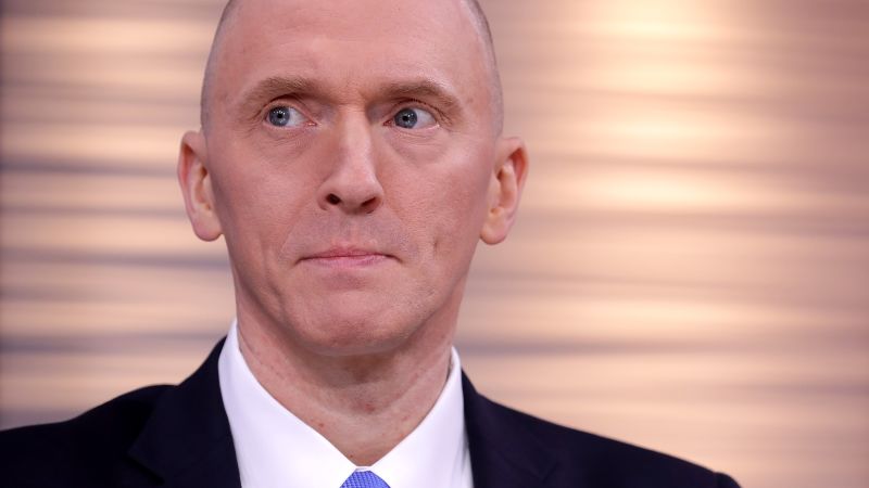 Carter Page: Trump administration settles lawsuit with ex-Trump adviser