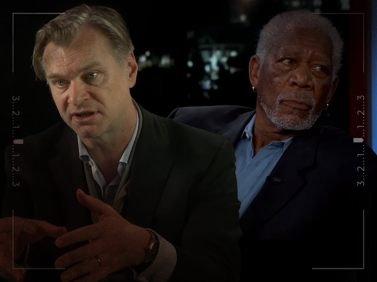 Christopher Nolan broke the habit of a lifetime for Morgan Freeman