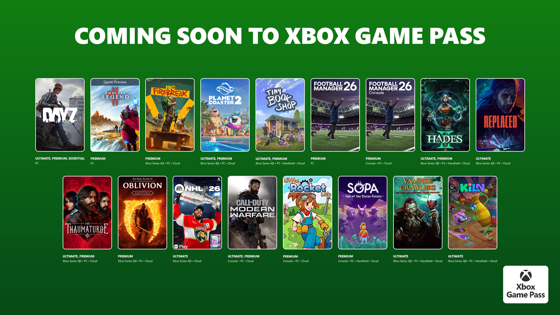 Coming to Xbox Game Pass: Kiln, Hades II, Vampire Crawlers, and More