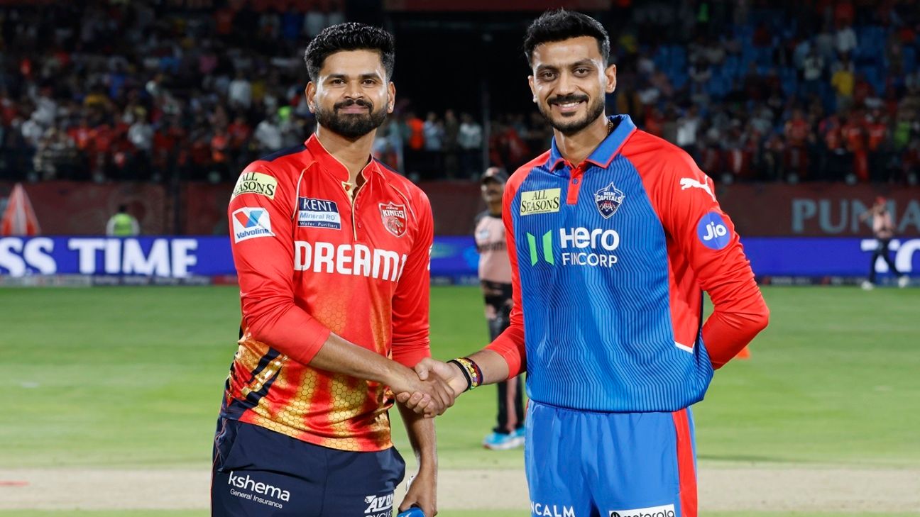 DC bat against PBKS in Delhi; both teams unchanged