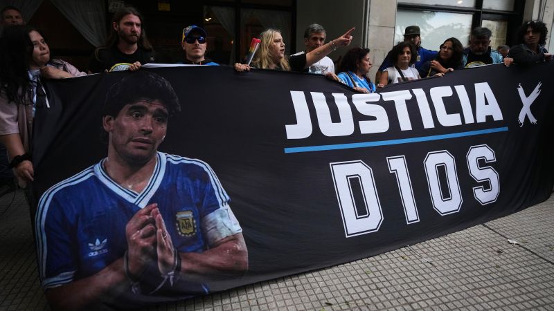 Diego Maradona’s death: New trial begins after first proceedings ended in scandal