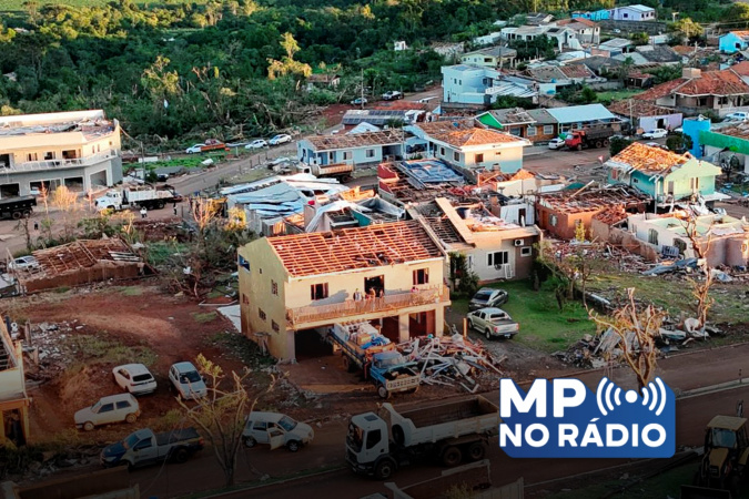 Entrevista com Promotor de Justiça que atende população de Rio Bonito do Iguaçu trata de direitos das vítimas de desastres naturais
