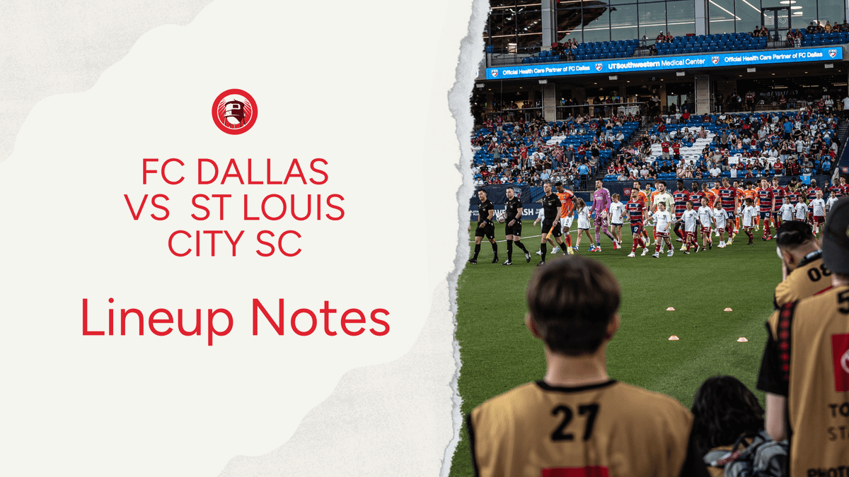FC Dallas vs St. Louis CITY SC: Lineup notes 📝