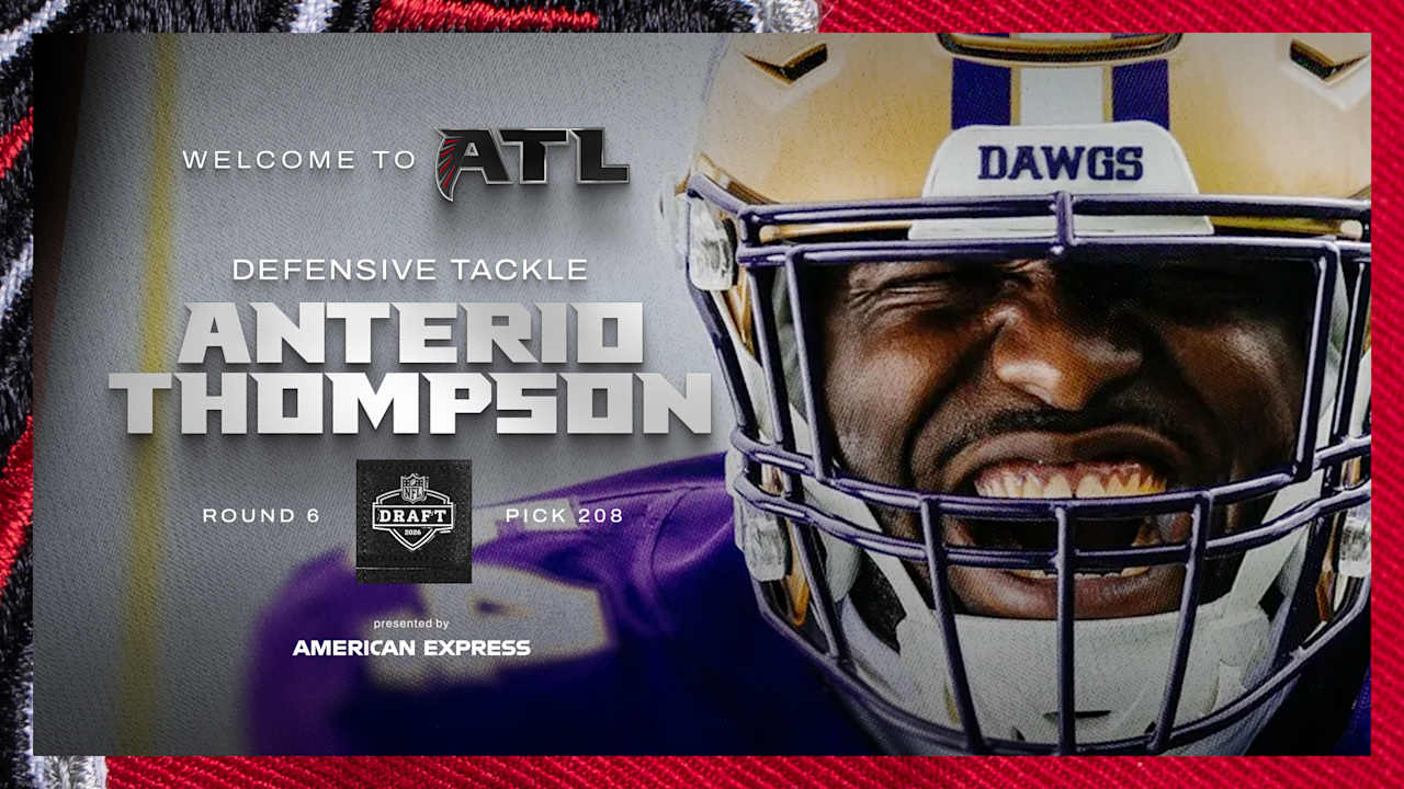 Falcons select DT Anterio Thompson with pick No. 208 in 2026 NFL Draft
