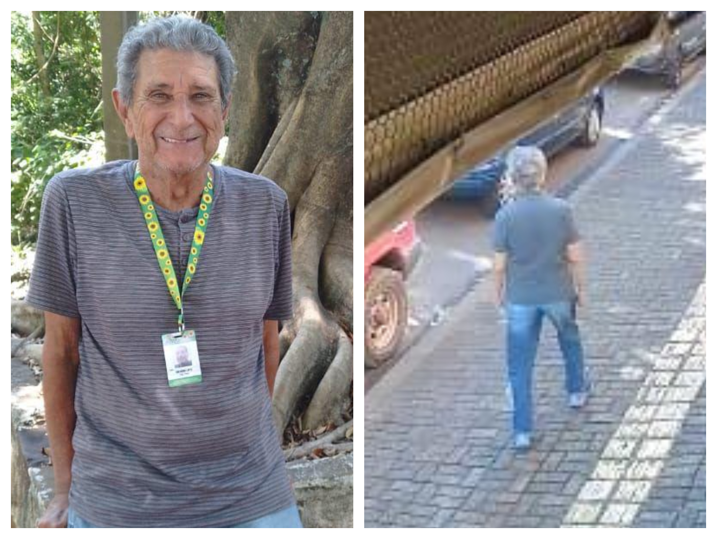 Família vive angústia após desaparecimento de idoso com Alzheimer em Foz do Iguaçu