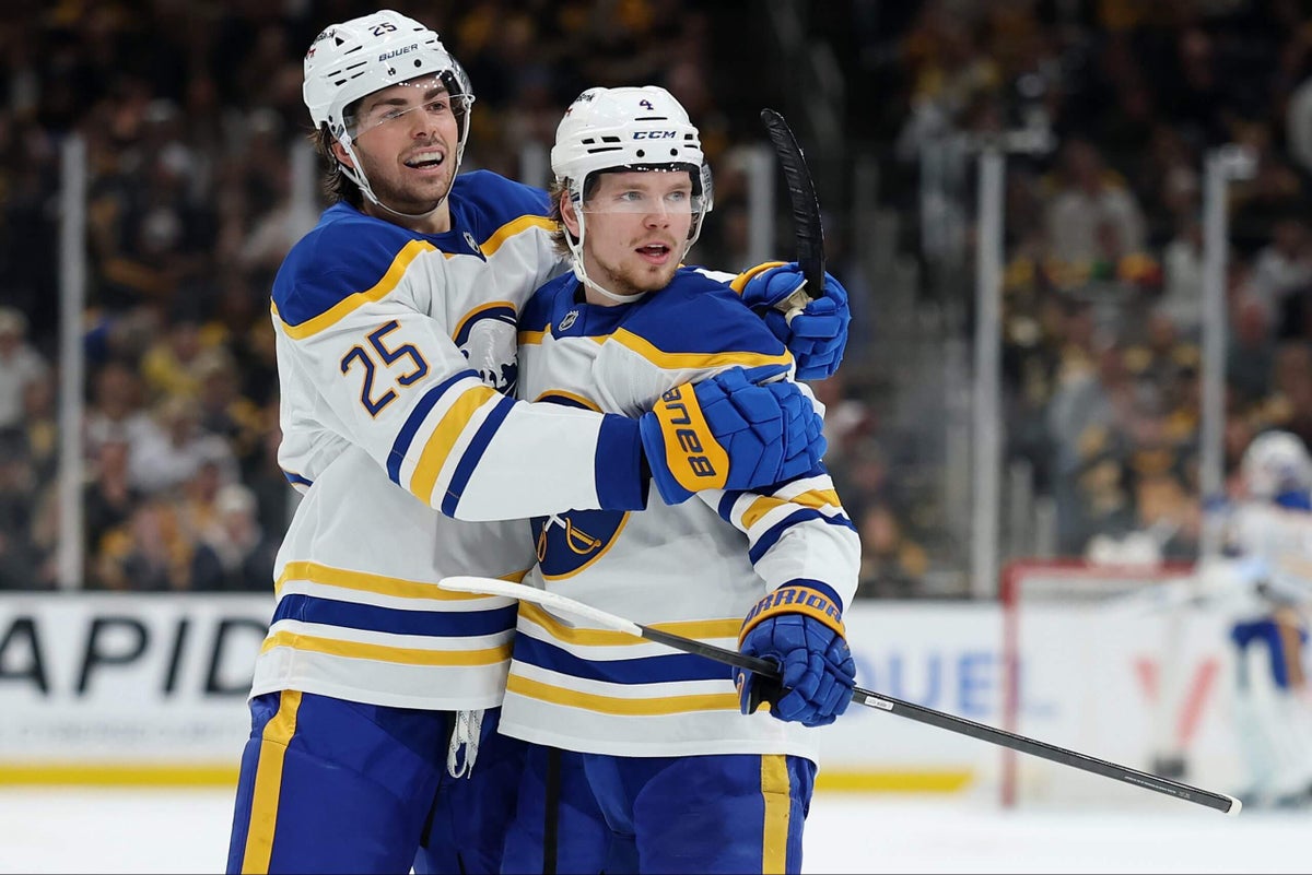 Finally a playoff goal scorer, Bowen Byram showing Stanley Cup pedigree for Sabres