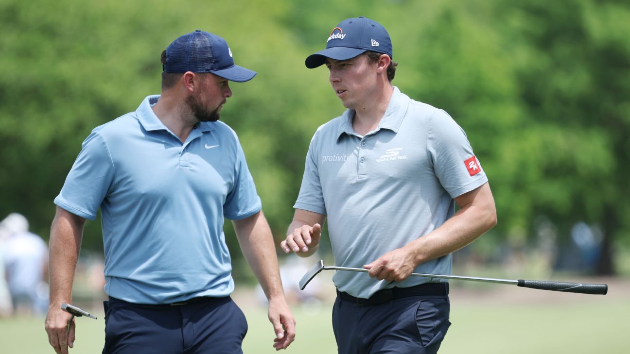 Fitzpatrick brothers post record 57 for 4-shot lead in Zurich Classic