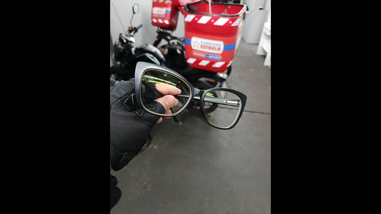 Foi encontrado um óculos no bairro Centro