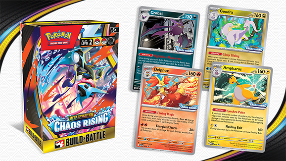 Get a Pokémon TCG: Mega Evolution—Chaos Rising Build & Battle Box Early