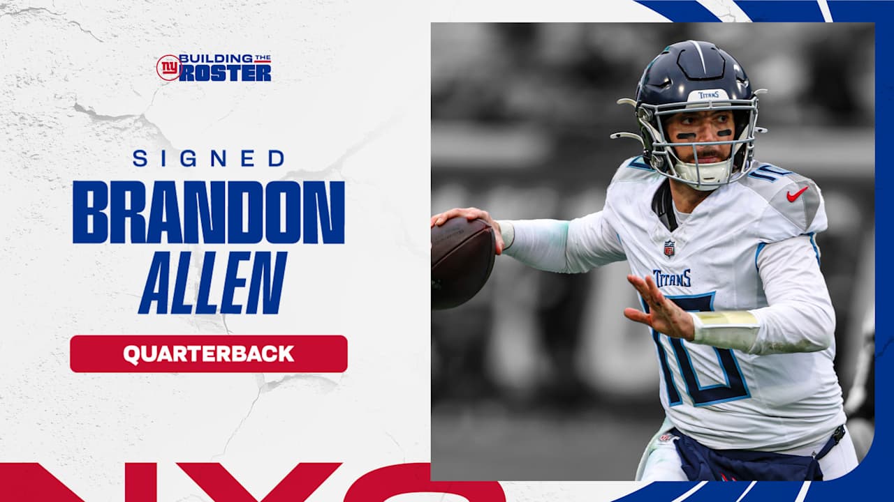 Giants sign quarterback Brandon Allen