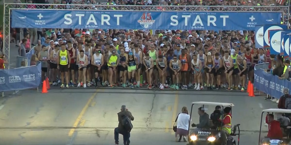 Glass City Marathon road closures set for Saturday, Sunday