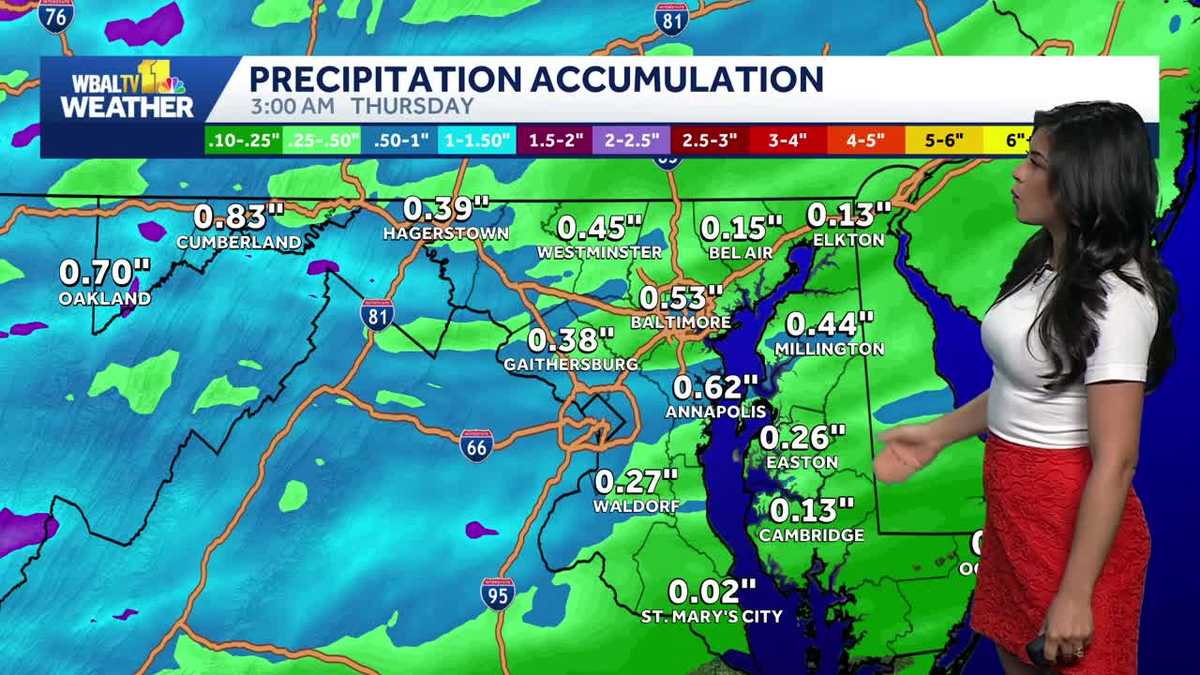 Heavy rain and storms Wednesday