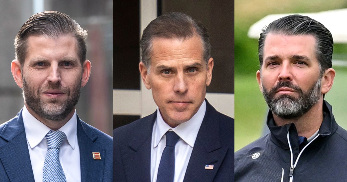 Hunter Biden challenges Trump’s oldest sons to fight in a cage match