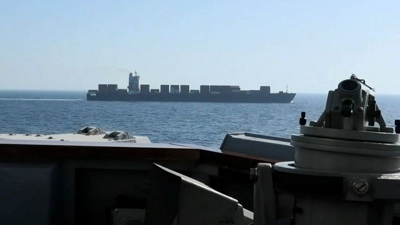 Iran cargo ship seized by US could become ‘spoils of war’
