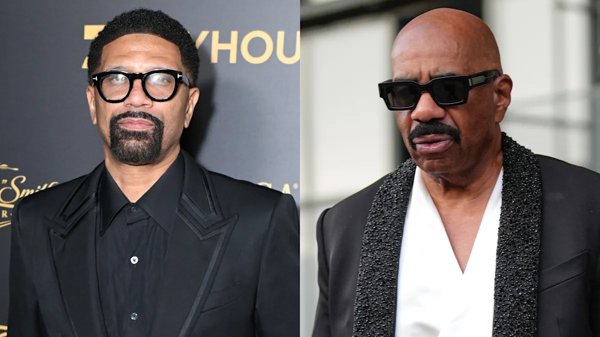 Jalen Rose Denies Wearing Hairpiece After Steve Harvey Comparison