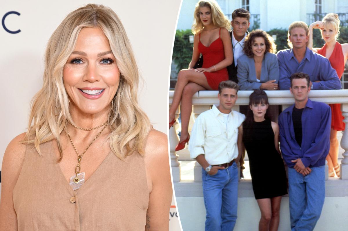 Jennie Garth reveals '90210' co-star who was her 'first true love' in major bombshell