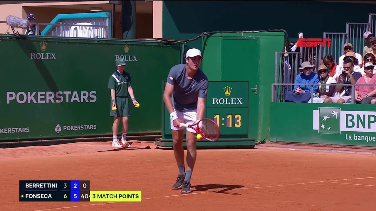 João Fonseca vence Berrettini e vai às quartas em Monte Carlo