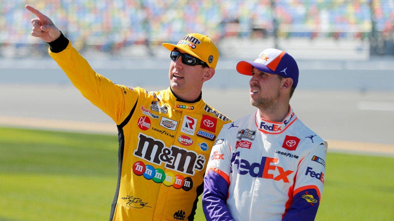Kyle Busch sends Hamlin chilling threat, NASCAR wife is ‘America’s Most Beautiful’ & 1st black female wrecked