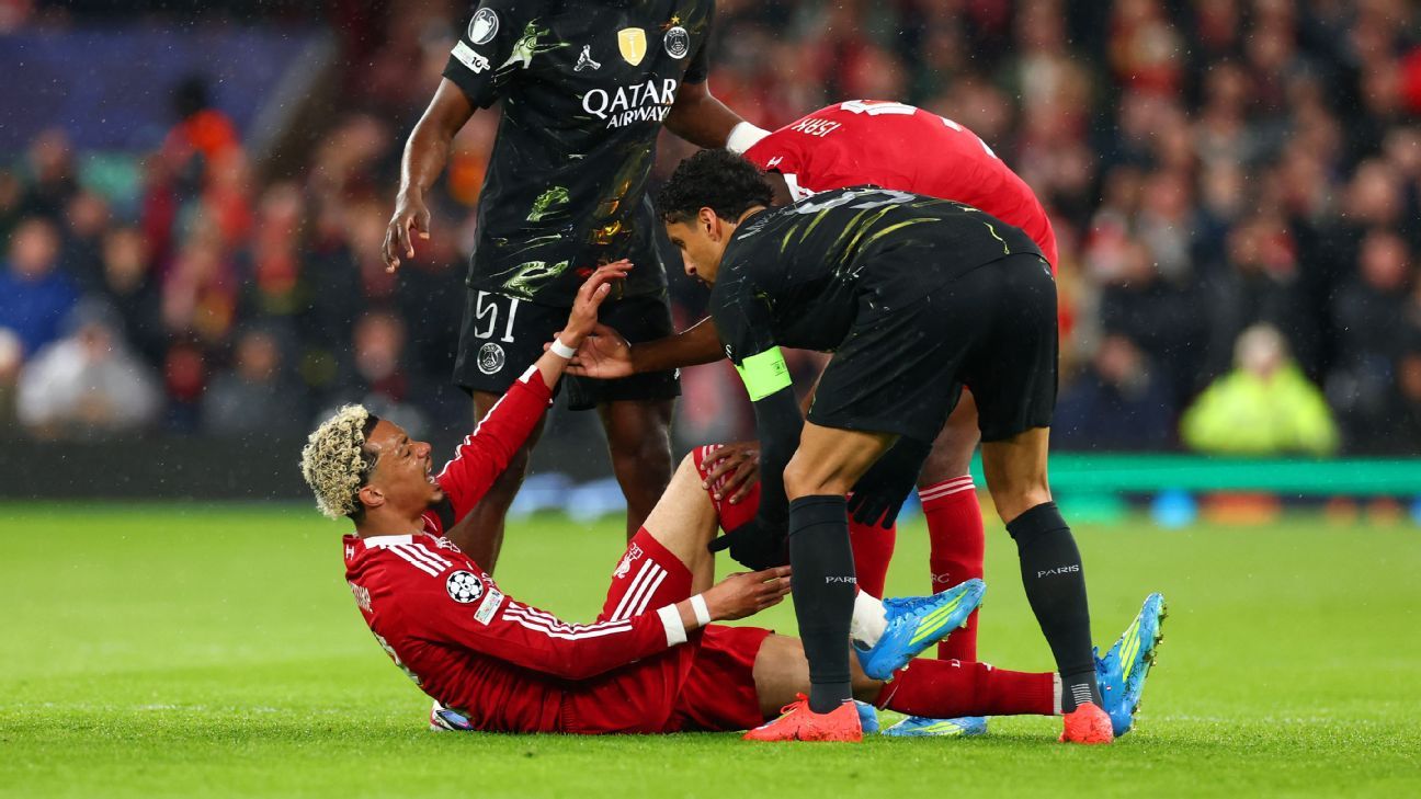 Liverpool’s Hugo Ekitike ruptures Achilles, to miss World Cup