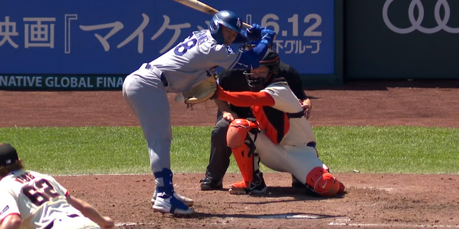 Logan Webb hits Dalton Rushing with pitch in finale of Dodgers-Giants series