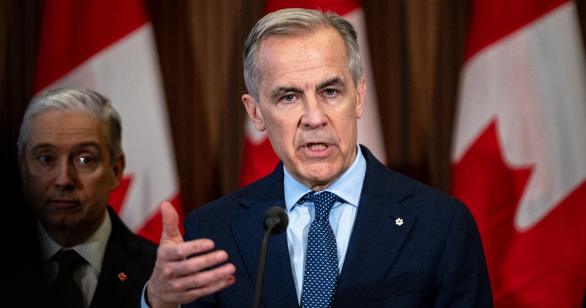 Mark Carney says Canada’s economic ties with U.S. are a weakness that must be corrected