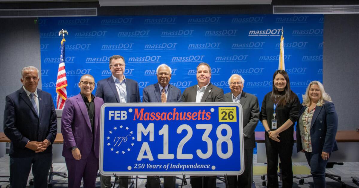 Mass. 250th license plate cruises to become the most popular in history